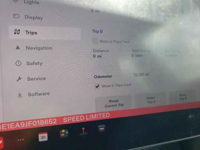 Photo 9 from auction – 2018 TESLA MODEL 3 with VIN 5YJ3E1EA9JF018652