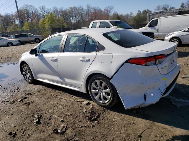 Photo 2 from auction – 2022 TOYOTA COROLLA LE with VIN 5YFEPMAE9NP330137