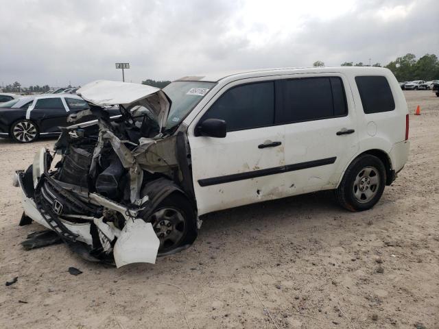 HONDA PILOT LX 2014 with VIN 5FNYF3H21EB024048 - Photo from auction