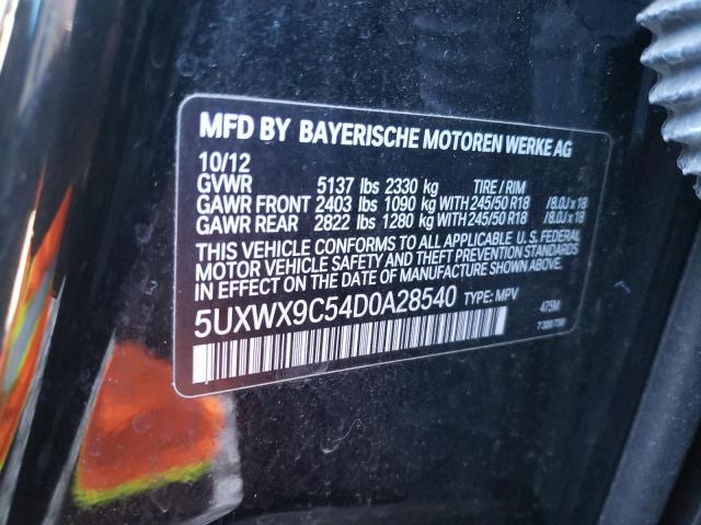 Photo 14 from auction – 2013 BMW X3 XDRIVE2 with VIN 5UXWX9C54D0A28540