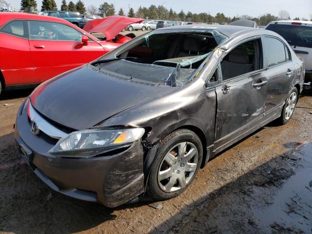 HONDA CIVIC LX 2010 with VIN 19XFA1F52AE004009 - Photo from auction