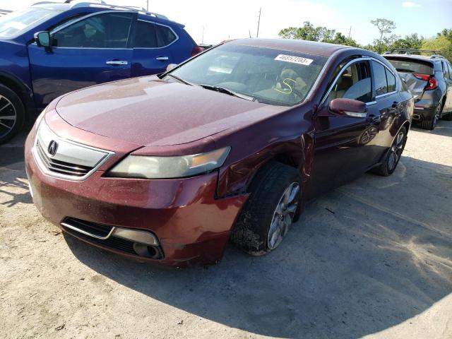 ACURA TL 2012 with VIN 19UUA8F56CA027297 - Photo from auction