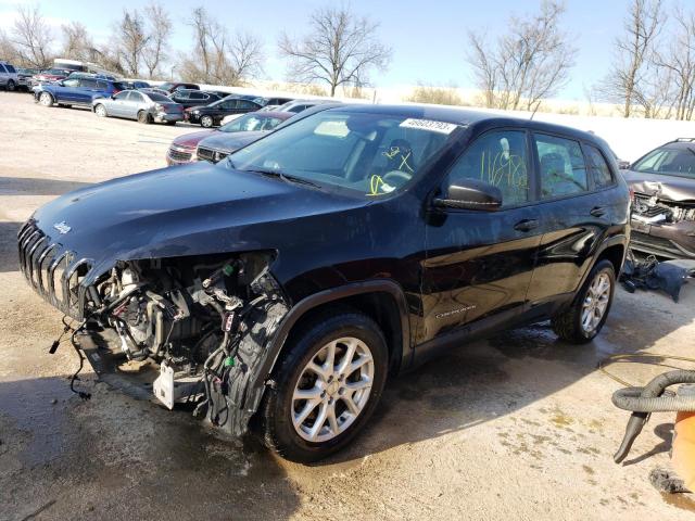 JEEP CHEROKEE S 2015 with VIN 1C4PJLAB9FW506378 - Photo from auction