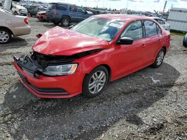 VOLKSWAGEN JETTA BASE 2015 with VIN 3VW2K7AJ5FM252431 - Photo from auction