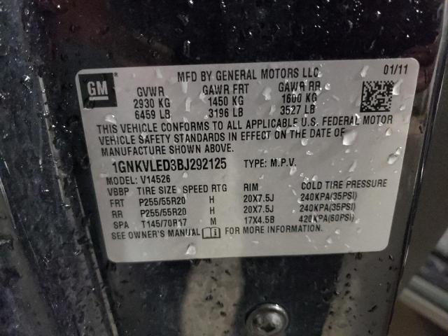 Photo 14 from auction – 2011 CHEVROLET TRAVERSE L with VIN 1GNKVLED3BJ292125