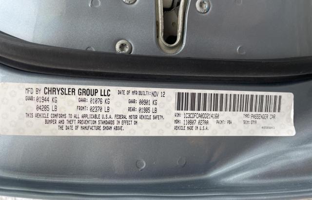 Photo 10 from auction – 2013 DODGE DART LIMIT with VIN 1C3CDFCA0DD214160
