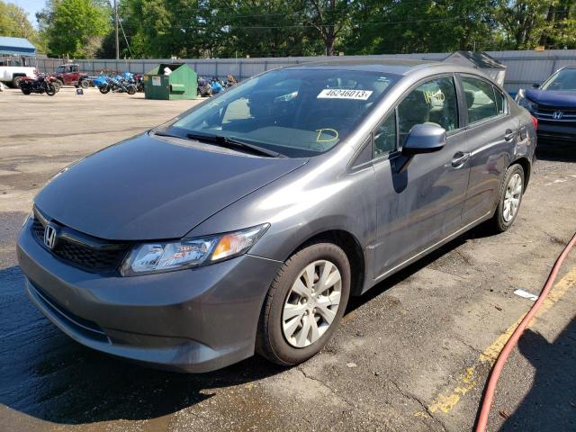 HONDA CIVIC LX 2012 with VIN 2HGFB2F56CH557094 - Photo from auction
