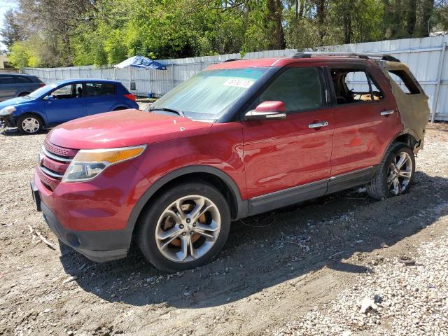 FORD EXPLORER L 2014 with VIN 1FM5K8F8XEGA51575 - Photo from auction