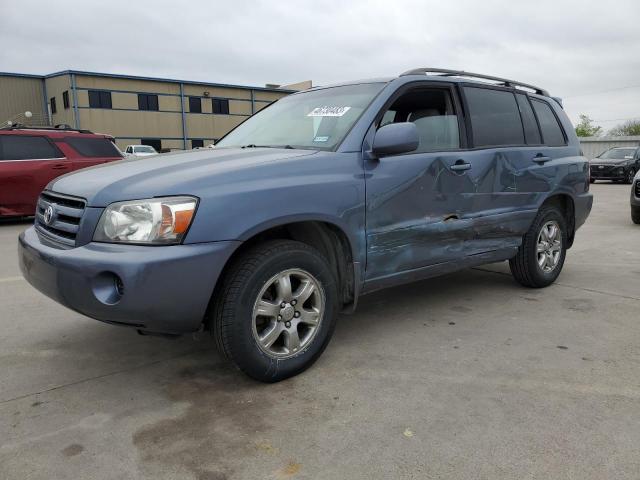 TOYOTA HIGHLANDER 2007 with VIN JTEEP21A970228783 - Photo from auction