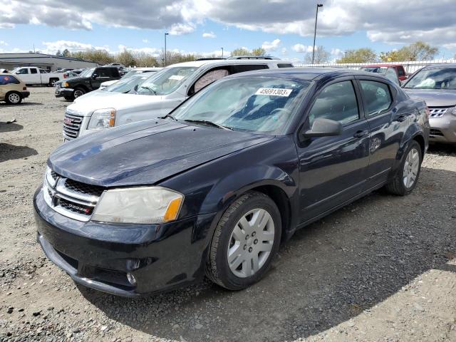 DODGE AVENGER SE 2012 with VIN 1C3CDZAG7CN309526 - Photo from auction
