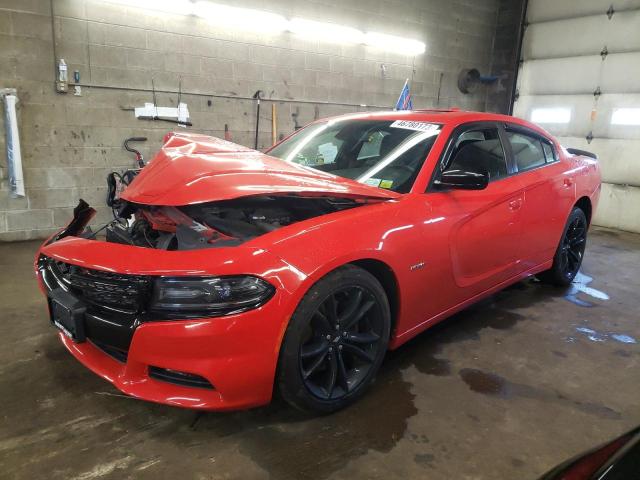 DODGE CHARGER R/ 2018 with VIN 2C3CDXCT7JH221225 - Photo from auction