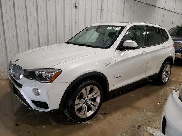 BMW X3 XDRIVE2 2016 with VIN 5UXWX9C57G0D74943 - Photo from auction
