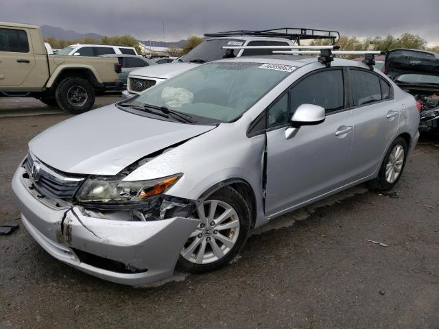 HONDA CIVIC EX 2012 with VIN 2HGFB2F80CH507463 - Photo from auction