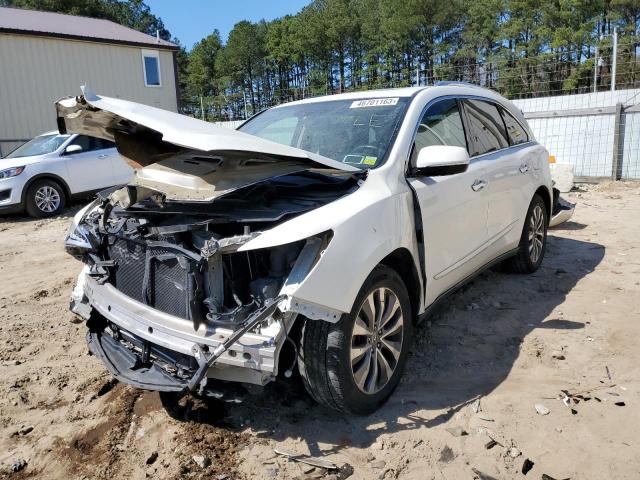 ACURA MDX TECHNO 2014 with VIN 5FRYD4H42EB017220 - Photo from auction