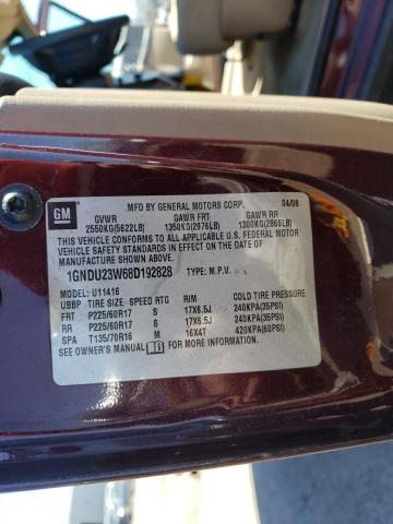 Photo 14 from auction – 2008 CHEVROLET UPLANDER L with VIN 1GNDU23W68D192828