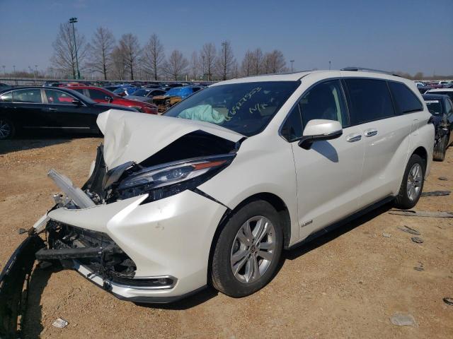 TOYOTA SIENNA LIM 2021 with VIN 5TDESKFCXMS020255 - Photo from auction