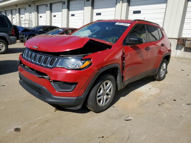 JEEP COMPASS SP 2018 with VIN 3C4NJCAB1JT227108 - Photo from auction