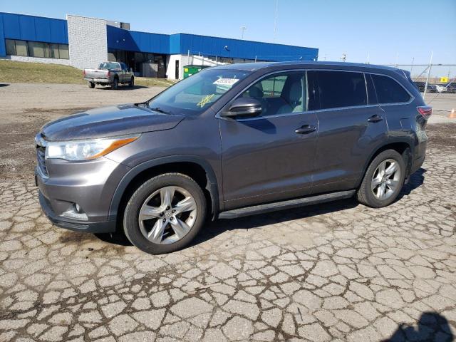 TOYOTA HIGHLANDER 2015 with VIN 5TDDKRFH7FS072610 - Photo from auction