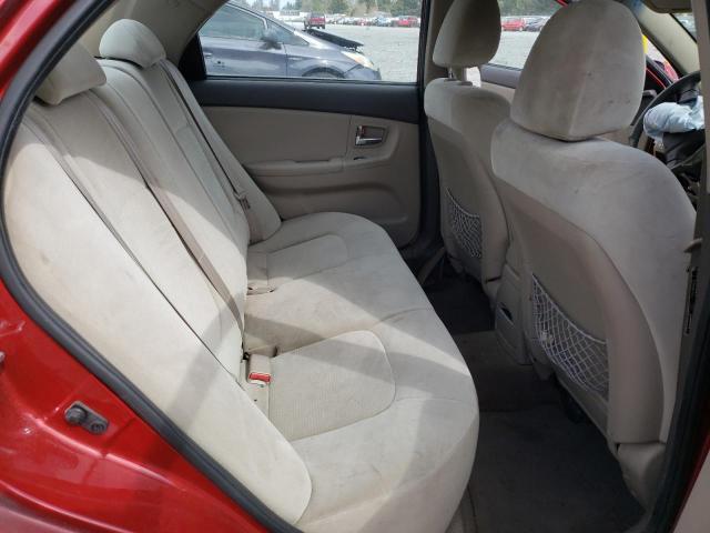 Photo 10 from auction – 2009 KIA SPECTRA EX with VIN KNAFE222395664134