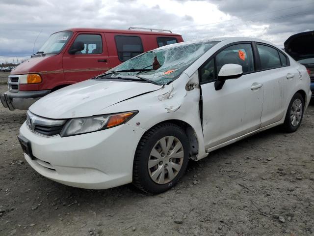 HONDA CIVIC LX 2012 with VIN 2HGFB2F56CH335199 - Photo from auction