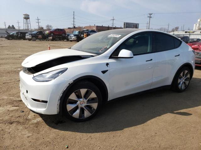 TESLA MODEL Y 2021 with VIN 5YJYGDED5MF116402 - Photo from auction