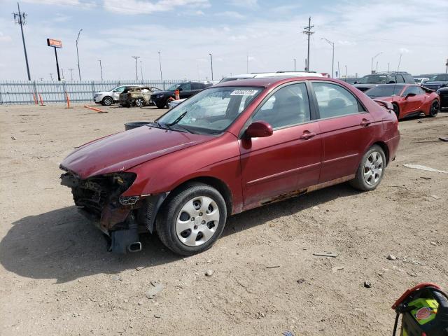 KIA SPECTRA EX 2009 with VIN KNAFE221695659274 - Photo from auction
