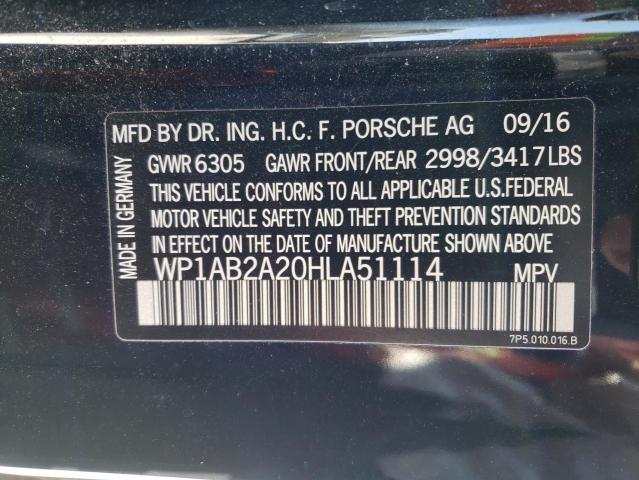 Photo 14 from auction – 2017 PORSCHE CAYENNE S with VIN WP1AB2A20HLA51114