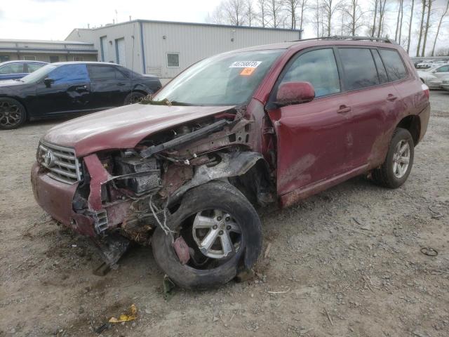 TOYOTA HIGHLANDER 2010 with VIN 5TDBK3EH6AS001364 - Photo from auction