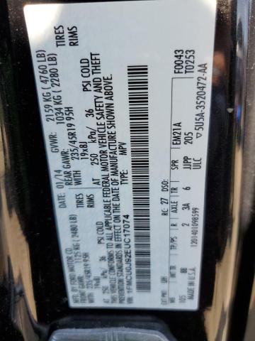 Photo 14 from auction – 2014 FORD ESCAPE TIT with VIN 1FMCU0J92EUC17074