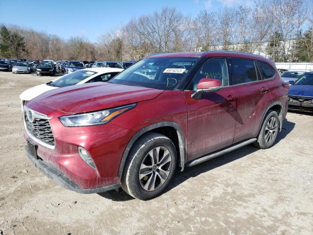 TOYOTA HIGHLANDER 2020 with VIN 5TDGZRBH2LS052212 - Photo from auction