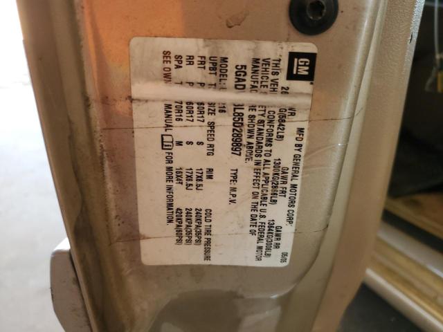 Photo 14 from auction – 2005 BUICK TERRAZA CX with VIN 5GADV33L85D289897