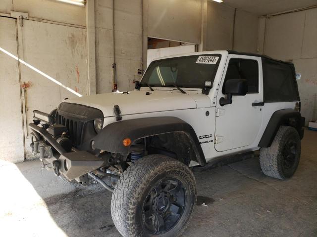 JEEP WRANGLER S 2014 with VIN 1C4AJWAG8EL303940 - Photo from auction