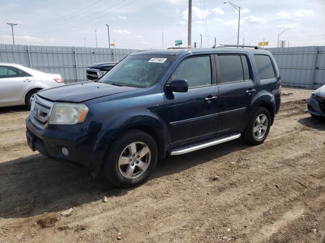 HONDA PILOT EXLN 2011 with VIN 5FNYF4H7XBB032923 - Photo from auction