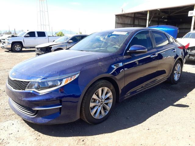KIA OPTIMA LX 2018 with VIN 5XXGT4L33JG274148 - Photo from auction