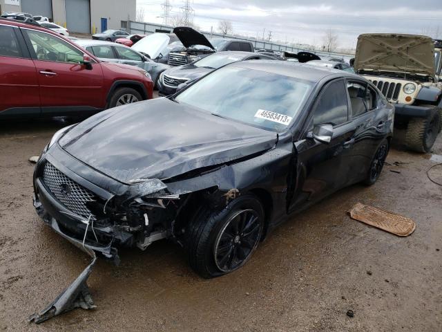 INFINITI Q50 BASE 2015 with VIN JN1BV7AR4FM416654 - Photo from auction