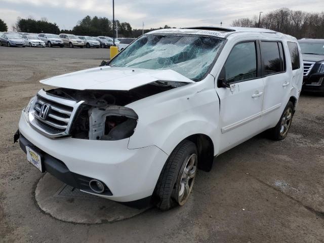 HONDA PILOT EXL 2015 with VIN 5FNYF4H50FB018873 - Photo from auction