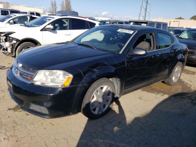 DODGE AVENGER SE 2012 with VIN 1C3CDZAG8CN327856 - Photo from auction