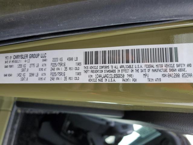 Photo 14 from auction – 2013 JEEP WRANGLER S with VIN 1C4AJWAG1DL656650