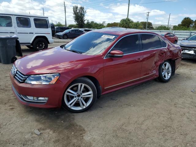 VOLKSWAGEN PASSAT SE 2015 with VIN 1VWBT7A30FC030637 - Photo from auction