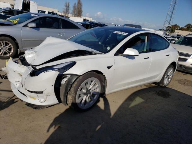 TESLA MODEL 3 2022 with VIN 5YJ3E1EB6NF336663 - Photo from auction