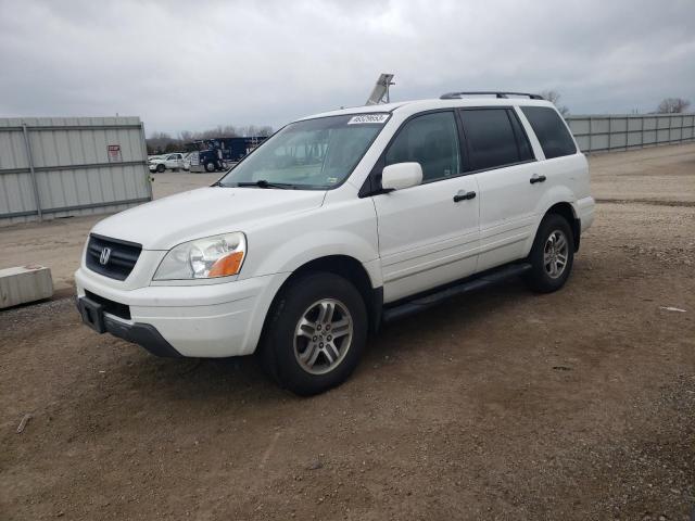 HONDA PILOT EXL 2005 with VIN 2HKYF18585H516687 - Photo from auction