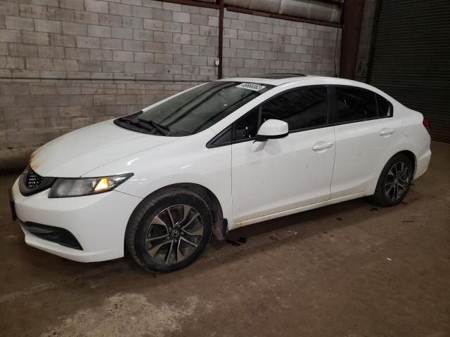 HONDA CIVIC LX 2013 with VIN 2HGFB2F55DH005376 - Photo from auction