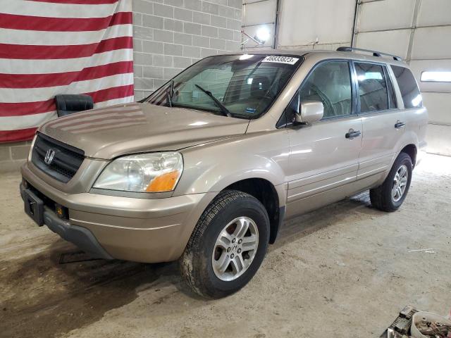 HONDA PILOT EXL 2005 with VIN 2HKYF18575H532458 - Photo from auction