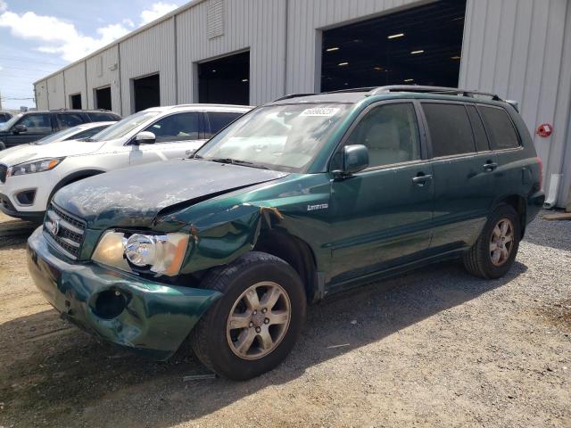 TOYOTA HIGHLANDER 2001 مع رقم تعريف المركبة JTEGF21A310006050 - صورة من المزاد