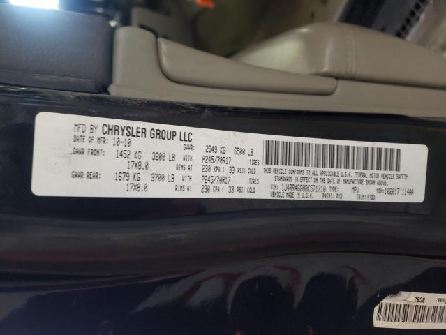 Photo 14 from auction – 2011 JEEP GRAND CHER with VIN 1J4RR4GG8BC571710