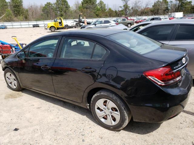 Photo 2 from auction – 2014 HONDA CIVIC LX with VIN 19XFB2F57EE245072