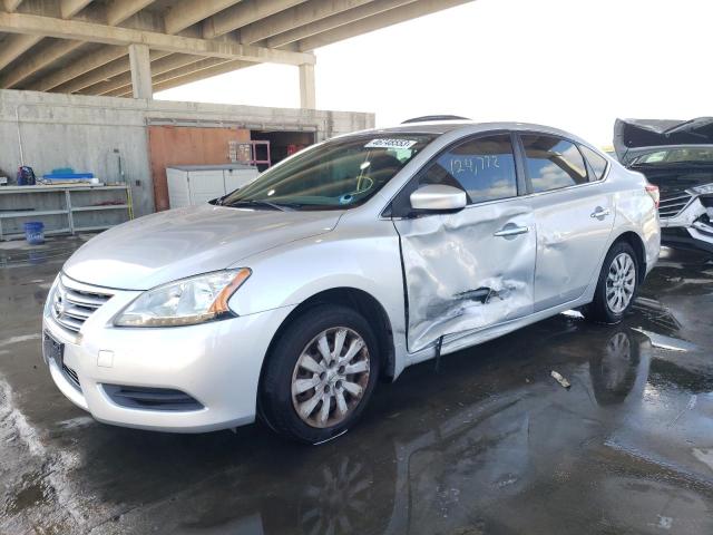 NISSAN SENTRA S 2014 with VIN 3N1AB7AP2EY247443 - Photo from auction