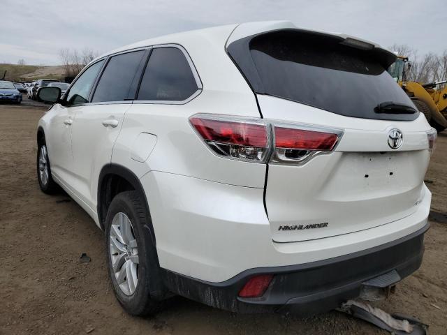 Photo 2 from auction – 2014 TOYOTA HIGHLANDER with VIN 5TDBKRFH3ES014838