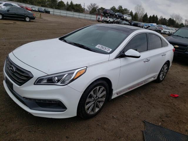 HYUNDAI SONATA SPO 2016 with VIN 5NPE34AF7GH413621 - Photo from auction