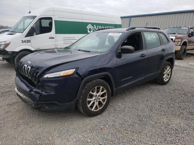 Photo 1 from auction – 2015 JEEP CHEROKEE S with VIN 1C4PJLAB0FW762098